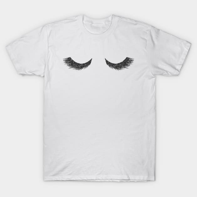 Sparkle Eyelashes T-Shirt by NatureMagick